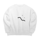 ぺぽのちょっとねむい Big Crew Neck Sweatshirt