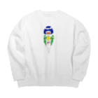 せナんス nonsense SHOPのパッカンガール1 Big Crew Neck Sweatshirt