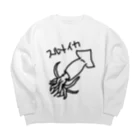 いきものや　のの（別館）のスルメイカ Big Crew Neck Sweatshirt