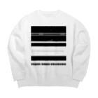 Desktop LabのDAW波形ボーダー Big Crew Neck Sweatshirt