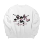 かわうそ🐹Ms LUTRAのI'm calling you Big Crew Neck Sweatshirt