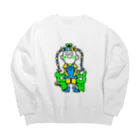 こんぺいのえころじー Big Crew Neck Sweatshirt