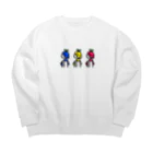 こんぺいのミツバ Big Crew Neck Sweatshirt