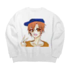 スリーセブングッズのスリーセブングッツ Big Crew Neck Sweatshirt