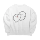 mori yuraのすいつき Big Crew Neck Sweatshirt