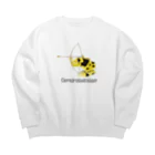 chicodeza by suzuriのヤドクガエルアーチャー Big Crew Neck Sweatshirt