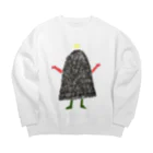 boorichanのもみの木ちゃん（カラー） Big Crew Neck Sweatshirt