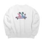 Shigenosukeのシナカル #スケートボード Big Crew Neck Sweatshirt