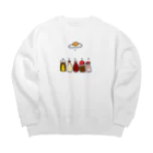 ＋Whimsyのめだまやき Big Crew Neck Sweatshirt