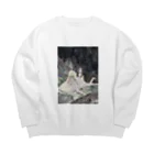 毬谷静 – Shizuka Mariya –のEscape Big Crew Neck Sweatshirt