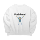 TUUTのここを押して！ Big Crew Neck Sweatshirt