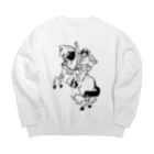 山形屋米店のナポレオン・ボナパルト Big Crew Neck Sweatshirt