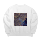 Nanaｦの星君夜 Big Crew Neck Sweatshirt