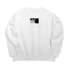 ぽぽヶ丘ぽぽがおの餅月兎 Big Crew Neck Sweatshirt