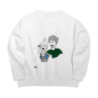 ずんだもちしょっぷの杉並のあべっく Big Crew Neck Sweatshirt