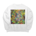 LeafCreateのGalaxyNightNo.14 Big Crew Neck Sweatshirt