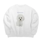 プンのお惣菜のじいちゃんが着てた犬服 Big Crew Neck Sweatshirt