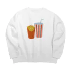 AWESOME HAMBURGERのサイドメニュー Big Crew Neck Sweatshirt