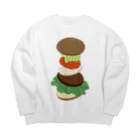 AWESOME HAMBURGERのアボカドバーガー Big Crew Neck Sweatshirt