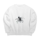 kirinecoのKUUらげちゃん Big Crew Neck Sweatshirt