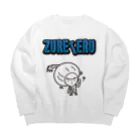 きくのらくがきのズレてる？　きく Big Crew Neck Sweatshirt