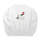 kimurakichiの背負うモグラ Big Crew Neck Sweatshirt