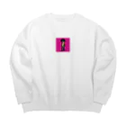 ユウユウオブジサンのハスダクリーチャー001 Big Crew Neck Sweatshirt