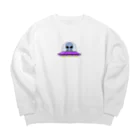 あいすくりーむ🍦の👽 Big Crew Neck Sweatshirt