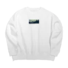 The Night ShiftのConsideration about "love" Big Crew Neck Sweatshirt