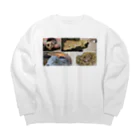 一重しじみの我が家 Big Crew Neck Sweatshirt