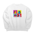 Miiiさんのウッサ氏【pattern】 Big Crew Neck Sweatshirt