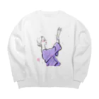 Jojo Yan | A Fashion Illustratorのバレリーナ Big Crew Neck Sweatshirt