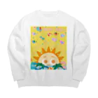 IzumiracleのNew Day Big Crew Neck Sweatshirt