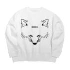 -White dog muzzle's shop-のWhite dog Muzzle collection Big Crew Neck Sweatshirt