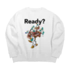 ONIGIRI △ MGの【NEM】 Ready? Big Crew Neck Sweatshirt