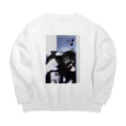 ライチのわたしら Big Crew Neck Sweatshirt