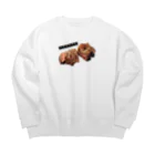 quco galleryのイタダキマス Big Crew Neck Sweatshirt