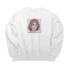 ポップヌードルの触れられない人 Big Crew Neck Sweatshirt