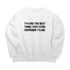 onehappinessのフラットコーテッドレトリバー Big Crew Neck Sweatshirt