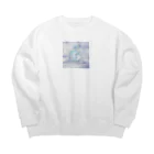 Ramen ShopのGlass dispersion Big Crew Neck Sweatshirt