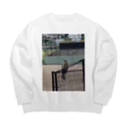 ko+nekoの一休みしませんか？ Big Crew Neck Sweatshirt