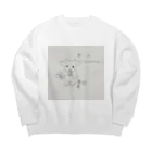 メルティキュートの伝えられないヤギ Big Crew Neck Sweatshirt