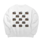 なみちどりのラジオがめいっぱい Big Crew Neck Sweatshirt