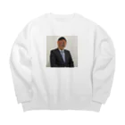 福井風俗体験記の門戸志郎 肖像 Big Crew Neck Sweatshirt