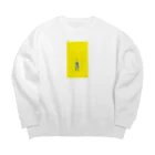 らもちーカンパニーのサラリーマンネコ Big Crew Neck Sweatshirt