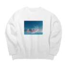 Haunted Labのpink clouds 雲 Big Crew Neck Sweatshirt