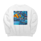 株式会社 恋空renkuu通販課の白川郷 Big Crew Neck Sweatshirt