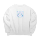 はちおちま！の愛 Big Crew Neck Sweatshirt