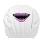 旦那芸術の矯正スマイル Big Crew Neck Sweatshirt