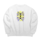 おケーキサーフィンのししゃそせいした〜い！ Big Crew Neck Sweatshirt